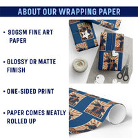 Resist Marine Veteran Political Protest Wrapping Paper Roll America First Anti War