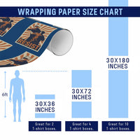 Resist Marine Veteran Political Protest Wrapping Paper Roll America First Anti War