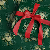 Resist Raised Fist Frog Wrapping Paper Roll Portland Protest Freedom Fighter - Wonder Print Shop