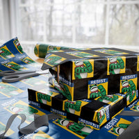 Resist Rosie Frog Wrapping Paper Roll Protest Parody Feminist Retro Poster - Wonder Print Shop