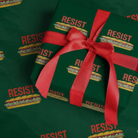 Resist Sandwich Wrapping Paper Roll Sarcastic Food Revolution Political Satire - Wonder Print Shop