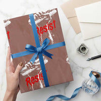 Resist with Sandwich Power Wrapping Paper Roll Funny Food Rebellion Political Satire - Wonder Print Shop