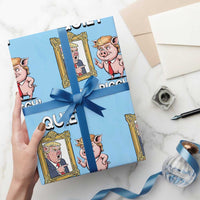 Resistance Movement Quiet Quiet Piggy Wrapping Paper Roll Funny Pig Political - Wonder Print Shop