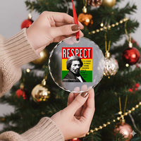 Respect Frederick Douglass Crystal Glass Ornament It Is Easier To Build Strong Children Empowerment TS02