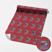 Respect The Crease Lacrosse Drip Wrapping Paper Roll Funny Lax Goalie
