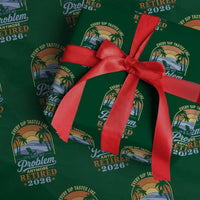 Retired 2026 Wrapping Paper Roll Retirement Beach Every Sip Tastes Like It's Not My Problem Anymore
