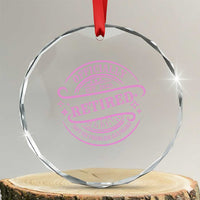 Retired Est 2025 Crystal Glass Ornament Not My Problem Anymore Vintage Pink Retirement Gifts TS10