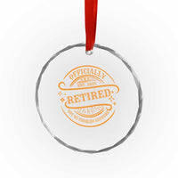 Retired Est 2025 Crystal Glass Ornament Not My Problem Anymore Vintage Retirement Gifts - Wonder Print Shop