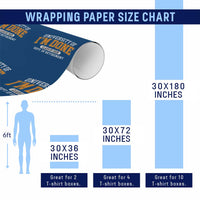 Retired Est 2026 Wrapping Paper Roll Funny University Of I'm Done Class Of 2025 - Wonder Print Shop