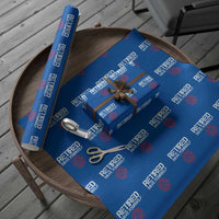 Retired Firefighter Wrapping Paper Roll Funny Retirement Gifts Save Yourself - Wonder Print Shop