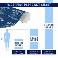 Retired Teacher Wrapping Paper Roll Beaching Not Teaching Retired Gifts For Teachers Retiring