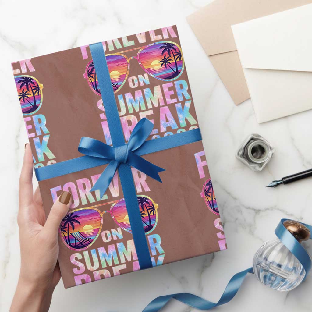 Retired Teacher Wrapping Paper Roll Forever On Summer Break Retirement 2026