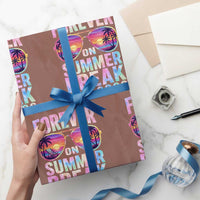 Retired Teacher Wrapping Paper Roll Forever On Summer Break Retirement 2026