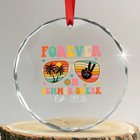 Retired Teacher Gift Crystal Glass Ornament Forever On Summer Break Retirement 2026