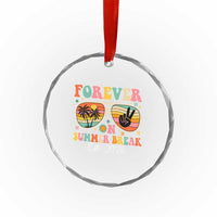 Retired Teacher Gift Crystal Glass Ornament Forever On Summer Break Retirement 2026