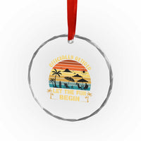 Retirement 2026 Crystal Glass Ornament Officially Retired Let The Fun Begin Retro