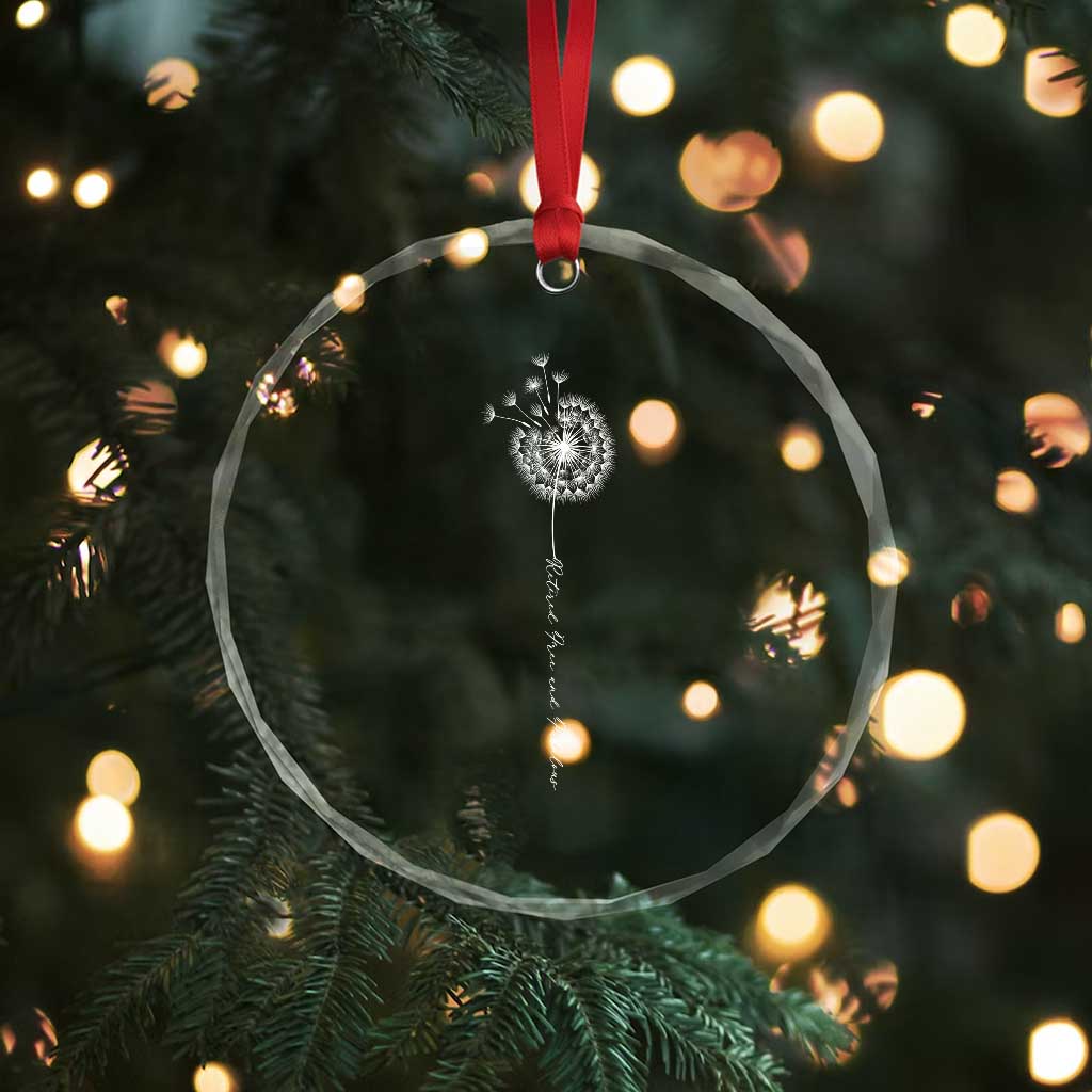 Retirement Gifts For Her Crystal Glass Ornament Retired Free And Fabulous Dandelion