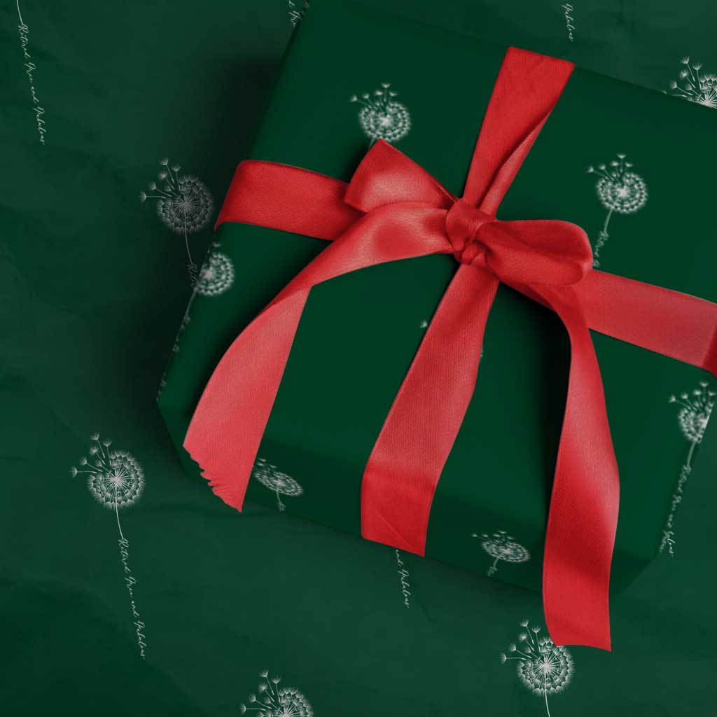 Retirement Gifts For Her Wrapping Paper Roll Retired Free And Fabulous Dandelion