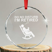 Retirement Gifts For Men Crystal Glass Ornament Do Not Disturb Im Retired