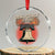 Retro 4th of July Liberty Bell Crystal Glass Ornament Democracy Is Dying But Hey Nice Fireworks Political Satire - Wonder Print Shop