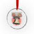 Retro 4th of July Liberty Bell Crystal Glass Ornament Democracy Is Dying But Hey Nice Fireworks Political Satire - Wonder Print Shop