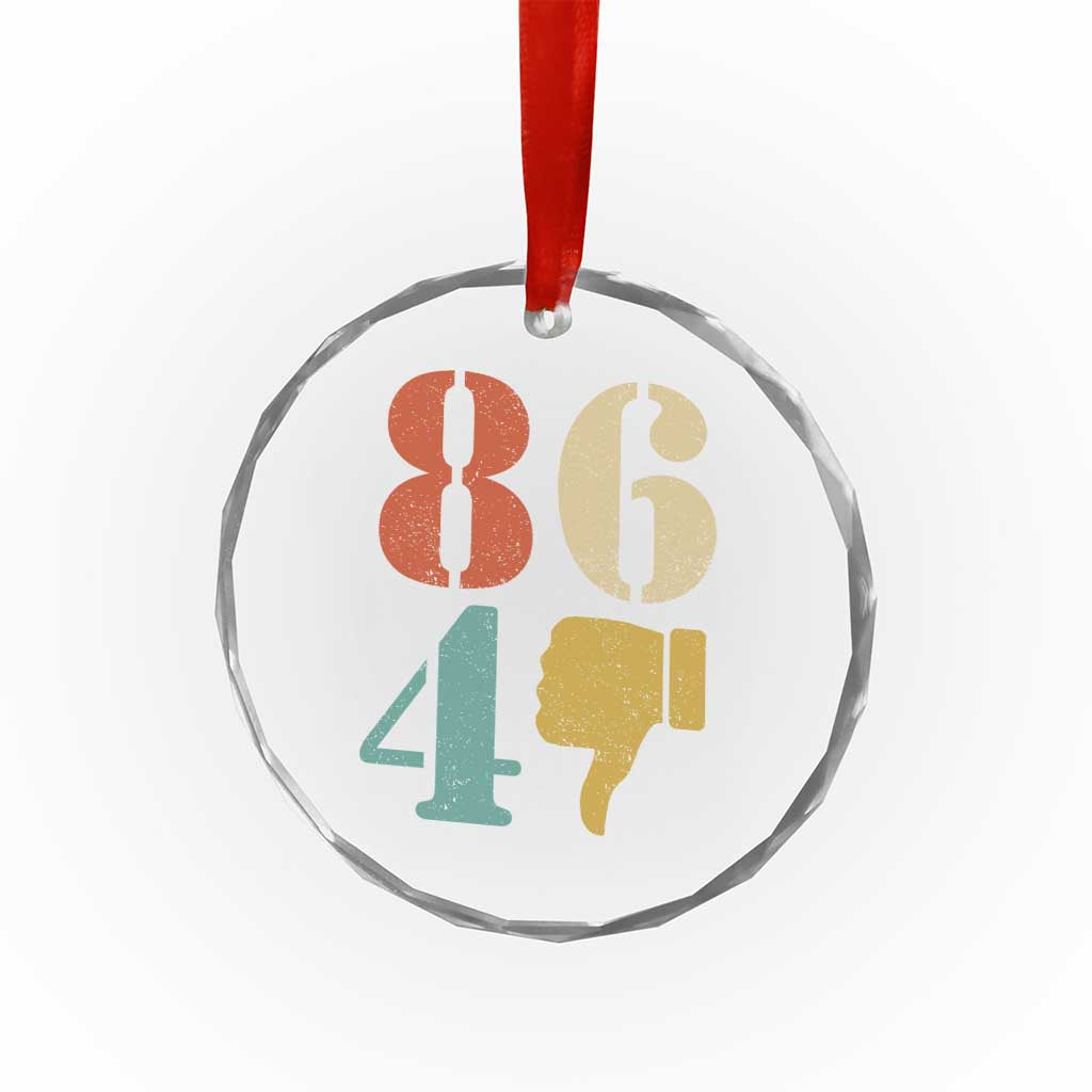 Retro 8647 Crystal Glass Ornament Classic Retro Vintage 80s Style - Wonder Print Shop