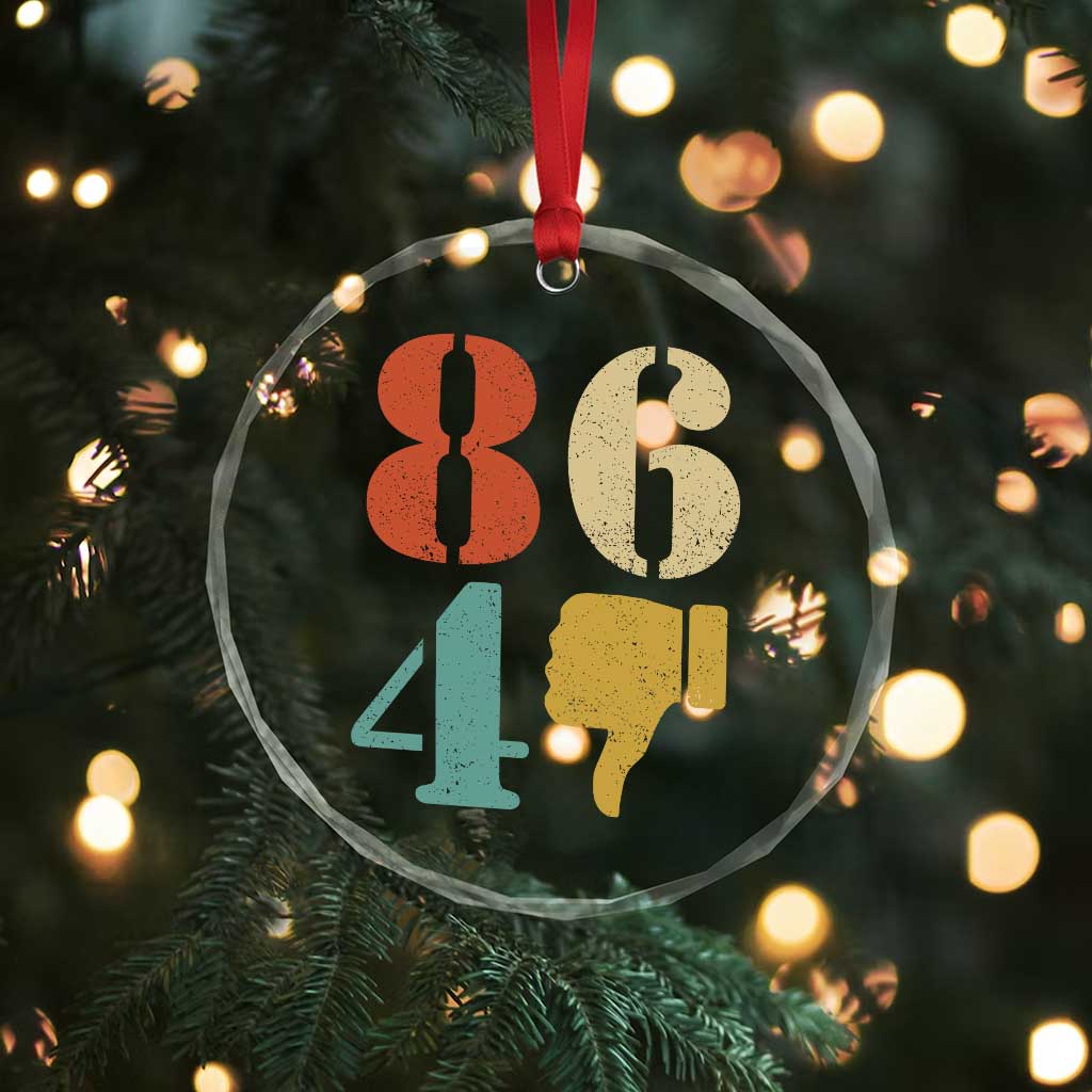 Retro 8647 Crystal Glass Ornament Classic Retro Vintage 80s Style - Wonder Print Shop