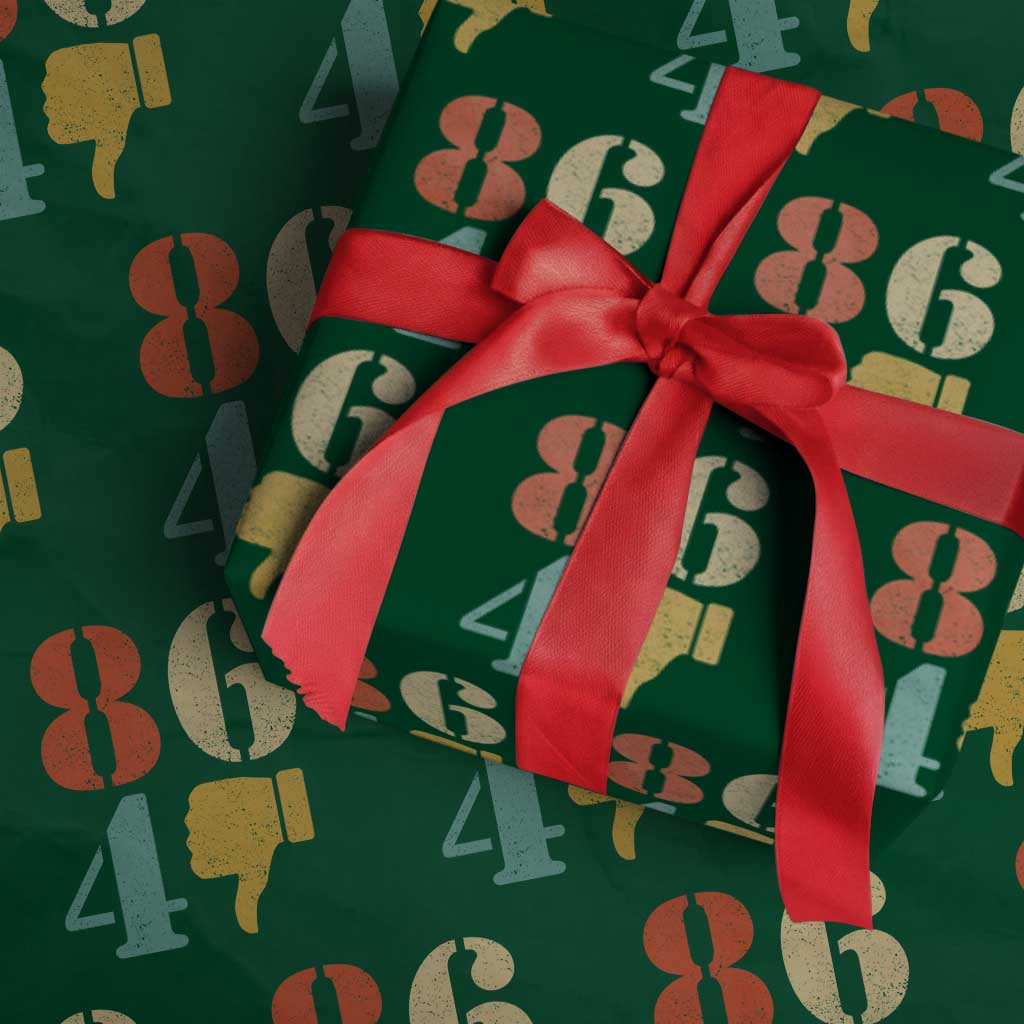 Retro 8647 Wrapping Paper Roll Classic Retro Vintage 80s Style - Wonder Print Shop
