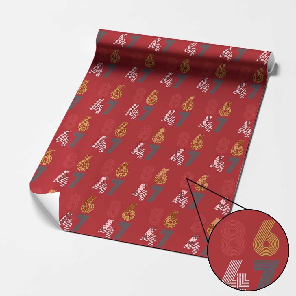 Retro 8647 Wrapping Paper Roll Classic Retro Vintage 80s Subtle FDT - Wonder Print Shop