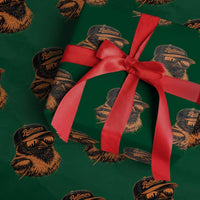 Retro Baltimore Wrapping Paper Roll City Pride Oriole With Sunglasses