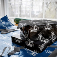 Retro Bowl Cut Music Icon Rip Memorial Wrapping Paper Roll 1993 2026 Internet Meme Pop Culture Fan