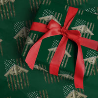 Retro Camo B2 Spirit Wrapping Paper Roll B-2 Bomber Stealth Aircraft Camouflage US Flag Patriotic - Wonder Print Shop