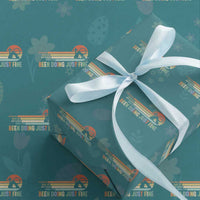 Retro Coming Out Of My Cave Christian Easter Parody Wrapping Paper Roll I’ve Been Doing Just Fine Resurrection Humor Faith Gift