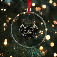 Retro Cryptid Hunter Crystal Glass Ornament Mothman Bigfoot Loch Ness Monster Cryptids TS10