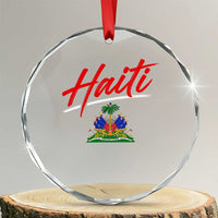 Retro Haiti Crystal Glass Ornament Haitian Gift Ayiti Roots