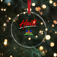 Retro Haiti Crystal Glass Ornament Haitian Gift Ayiti Roots
