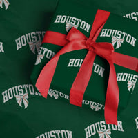 Retro Houston Wrapping Paper Roll Baseball Coquette Bow Varsity Vintage Sports 80s 90s