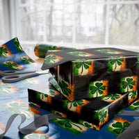 Retro Ireland Shamrock Irish Flag St Patricks Day Wrapping Paper Roll