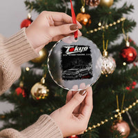 Retro JDM Drift Car Crystal Glass Ornament Japanese Tokyo Japan Drifting Race Car TS10