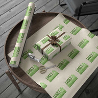 Retro Lucky Wrapping Paper Roll St Patricks Day Irish Shamrock