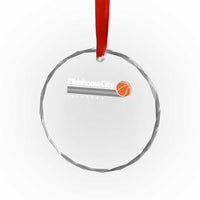 Retro Oklahoma City Basketball Crystal Glass Ornament Vintage OKC Hoops Lover Sports Fan TS02