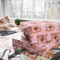 Retro Oklahoma City Basketball Wrapping Paper Roll Vintage OKC Since 1967 Hoops Lover Sports Fan - Wonder Print Shop