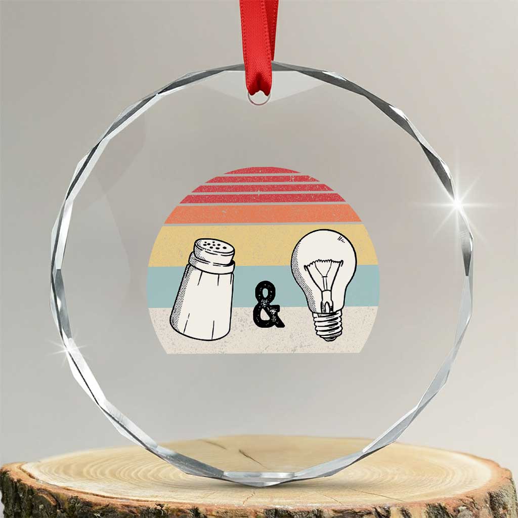 Retro Salt And Light Be Ye Salt Christian Crystal Glass Ornament - Wonder Print Shop