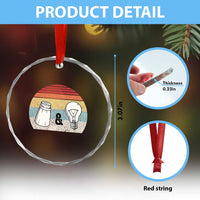 Retro Salt And Light Be Ye Salt Christian Crystal Glass Ornament - Wonder Print Shop