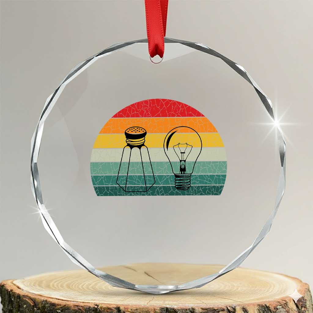 Retro Salt Light Be Ye Salt Christ Crystal Glass Ornament Bible Verse Christian Worship