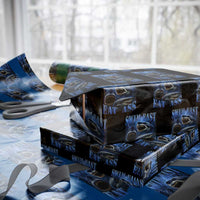 Retro Sharks Wrapping Paper Roll Swim Fast Eat Ass Vintage 90s Bootleg Graphic - Wonder Print Shop