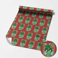 Retro St Patrick's Day Wrapping Paper Roll One Lucky Dude Green Checkered Heart Groovy - Wonder Print Shop