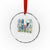Retro Strong Texas Crystal Glass Ornament Bluebonnets Longhorn Cowboy Western Pride - Wonder Print Shop