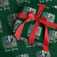 Retro Strong Texas Wrapping Paper Roll Bluebonnets Longhorn Cowboy Western Pride - Wonder Print Shop