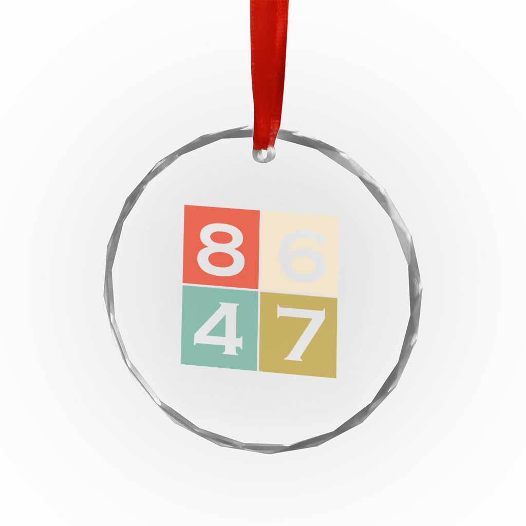 Retro Vintage 8647 Crystal Glass Ornament Classic Vintage 80s Style